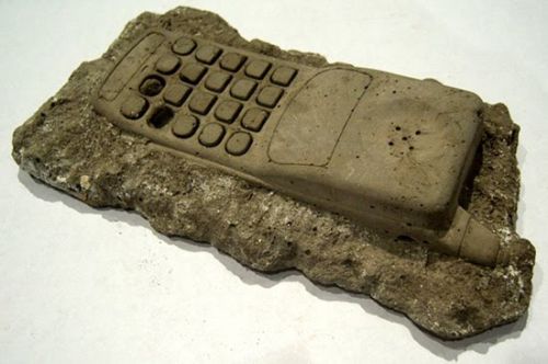 Fosszilizált mobiltelefon